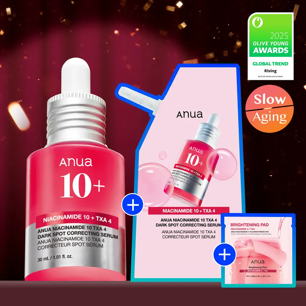 [2025 어워즈] 아누아 TXA 다크 스팟 세럼 30mL 어워즈 한정기획 (+리필팩 30mL+패드2매)